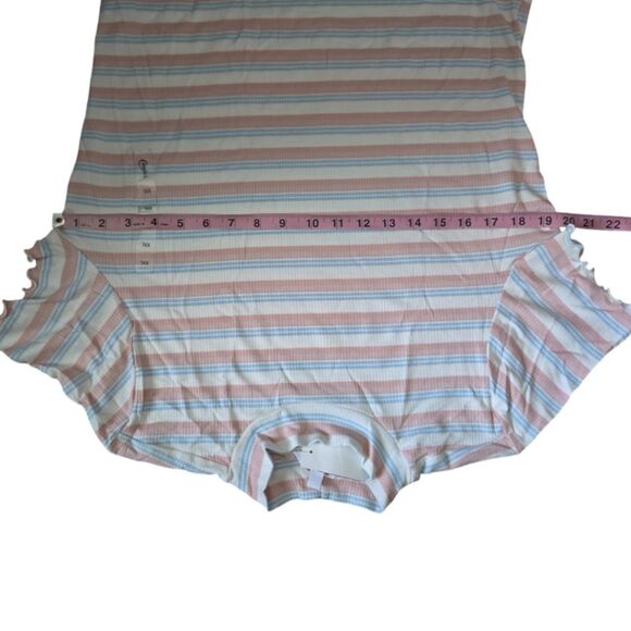 Candies Striped Mock Neck Tee - XXL - Picture 10 of 10